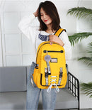Women's Backpack with USB Input and Anti-Theft Lock