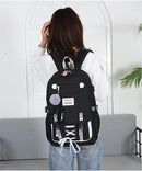 Women's Backpack with USB Input and Anti-Theft Lock